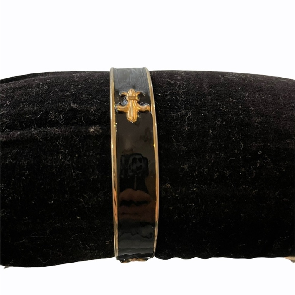 Thin-medium black Wimberly bracelet